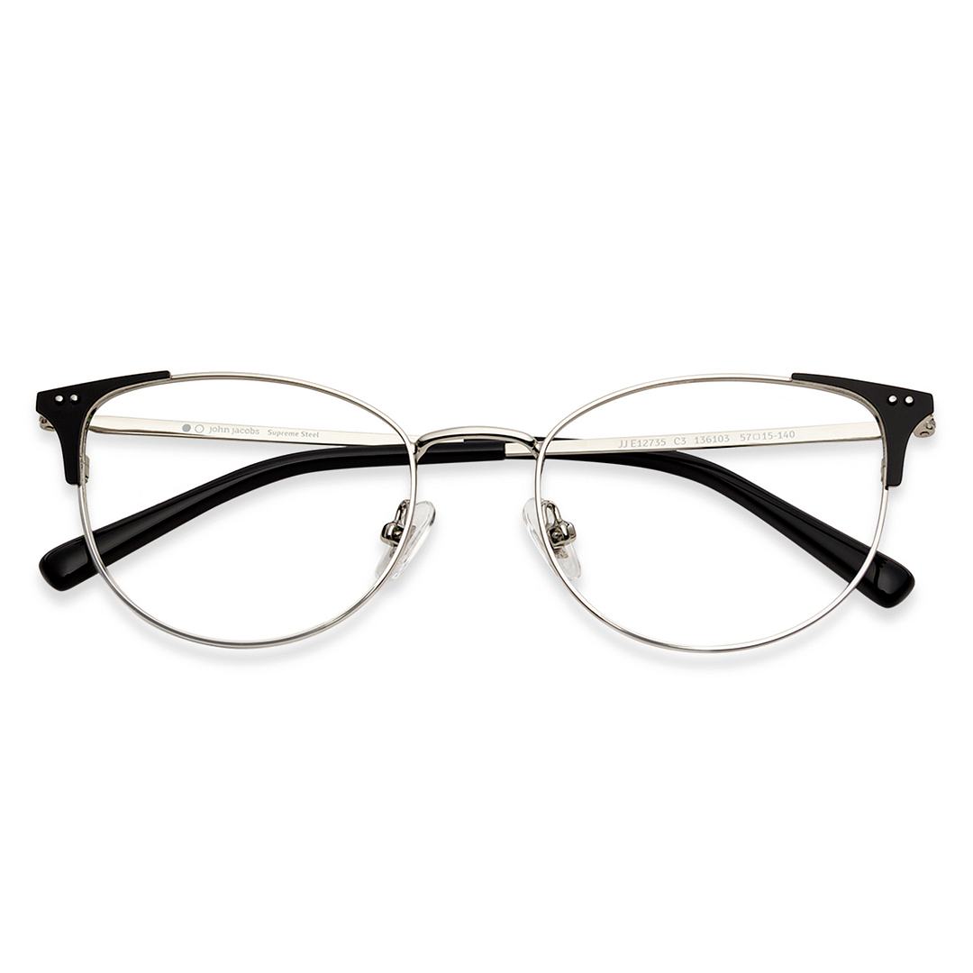 John Jacobs Online Silver Full Rim Cat Eye right side