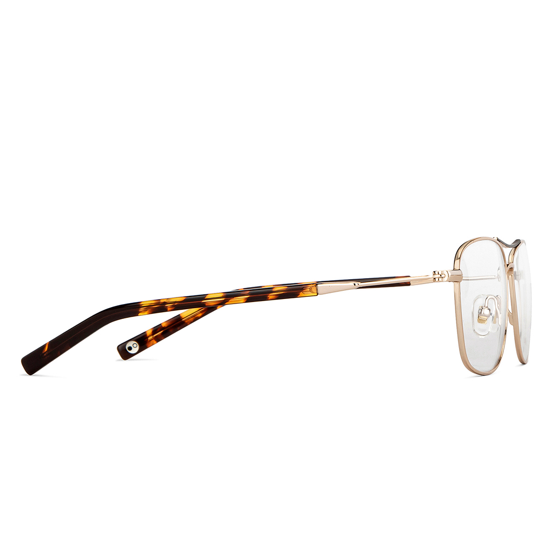 John Jacobs Online Gold Full Rim Square left side