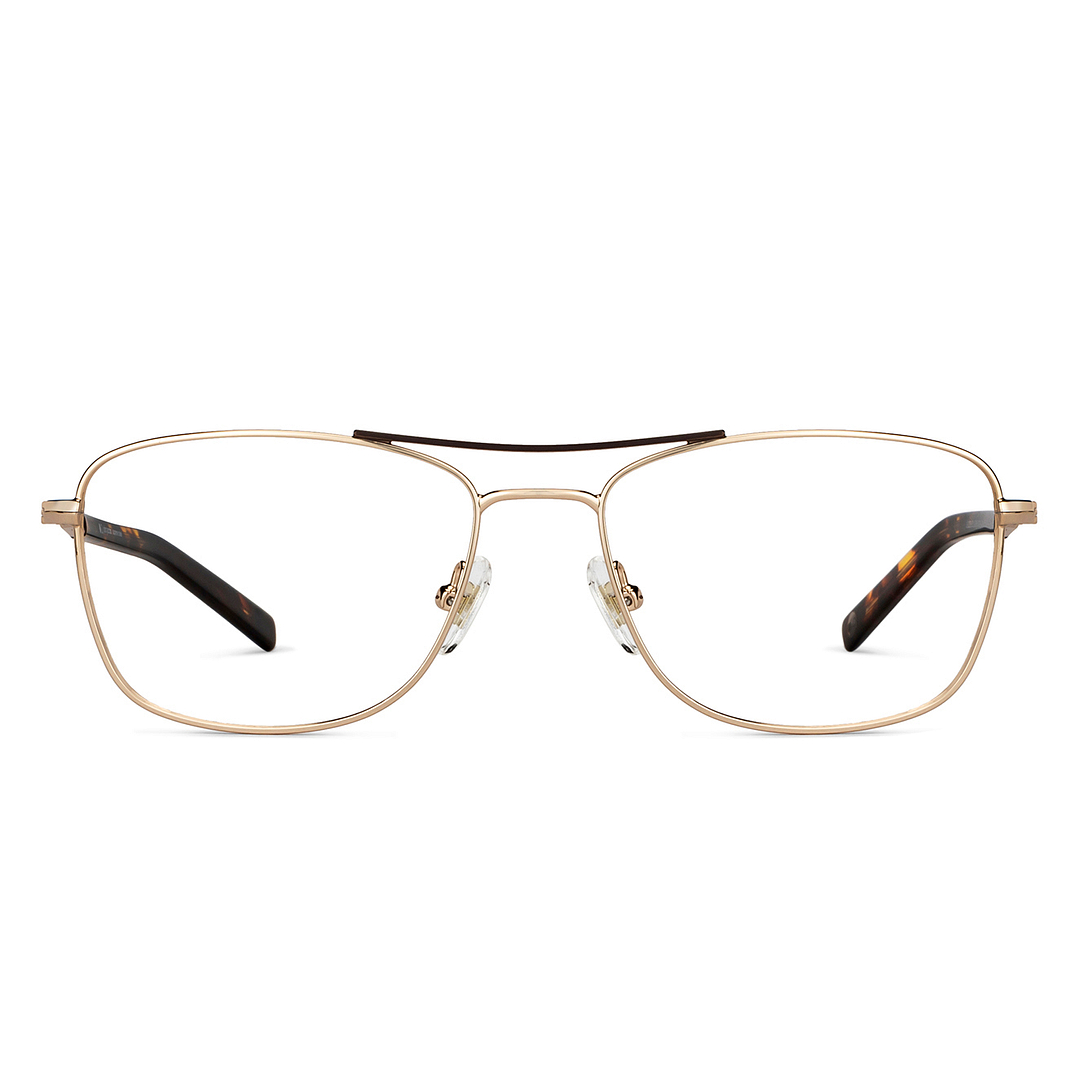 John Jacobs Online Gold Full Rim Square right side