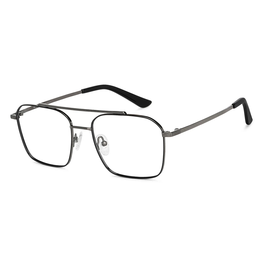 John Jacobs Online Black Full Rim Square right side