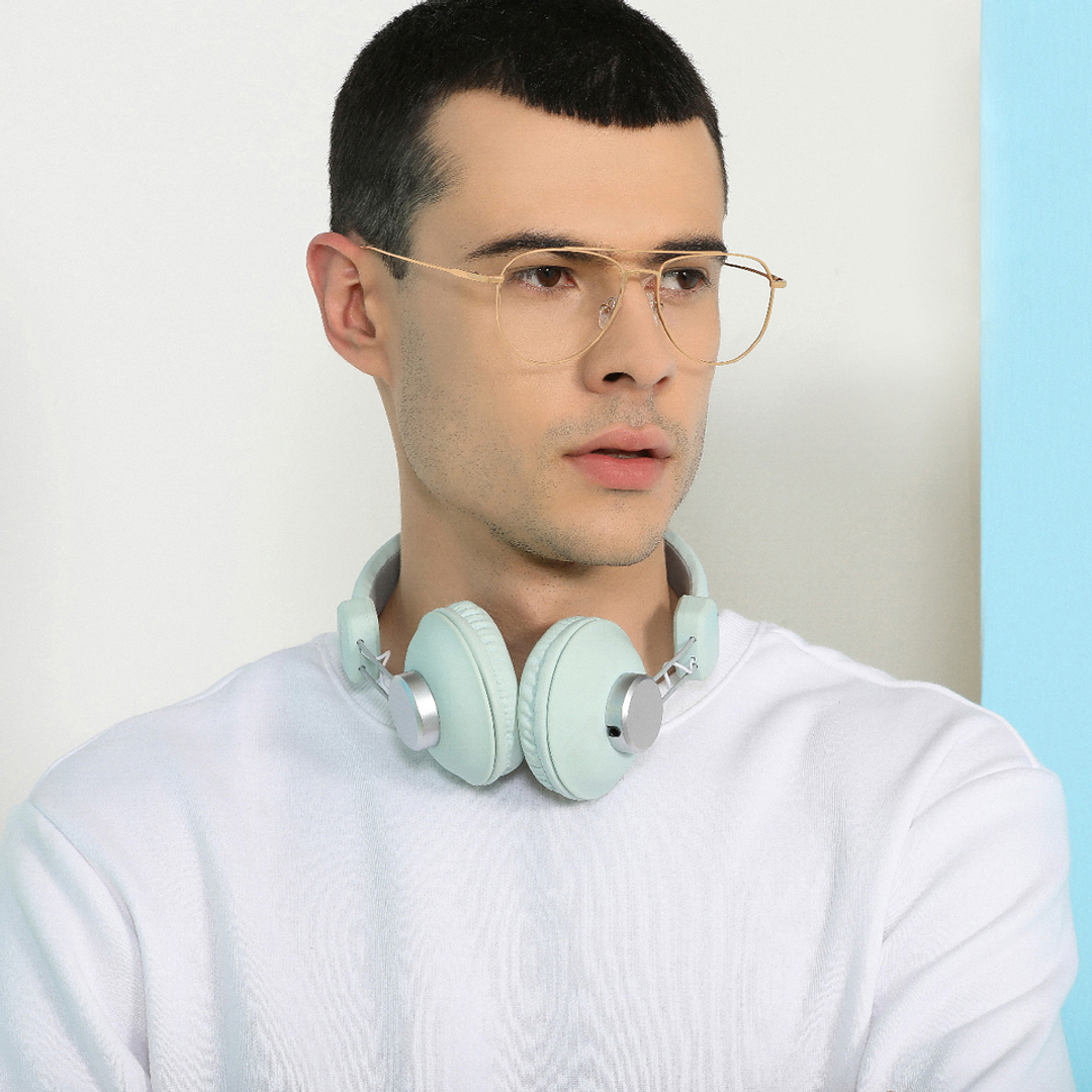 John Jacobs Online Rose Gold Full Rim Aviator right side