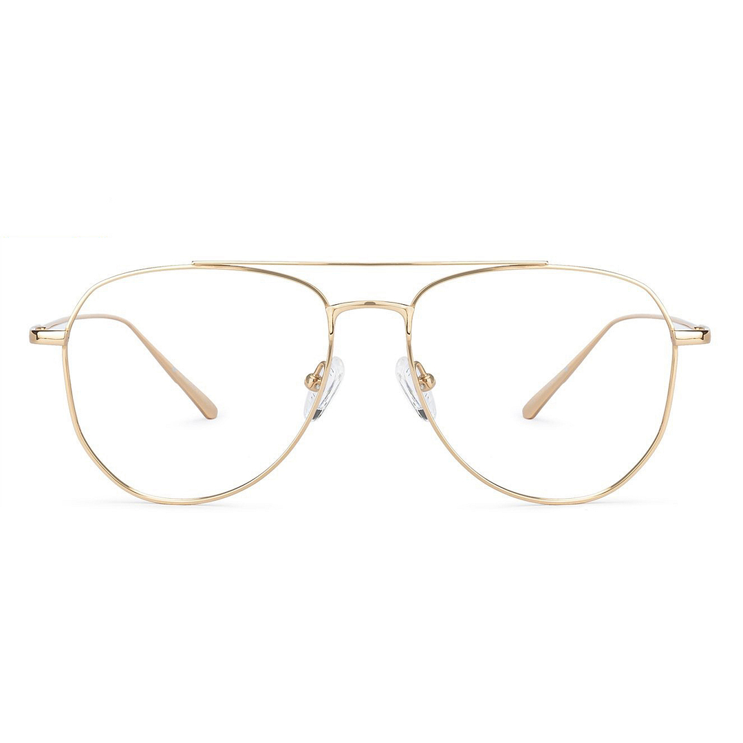 John Jacobs Online Rose Gold Full Rim Aviator right side
