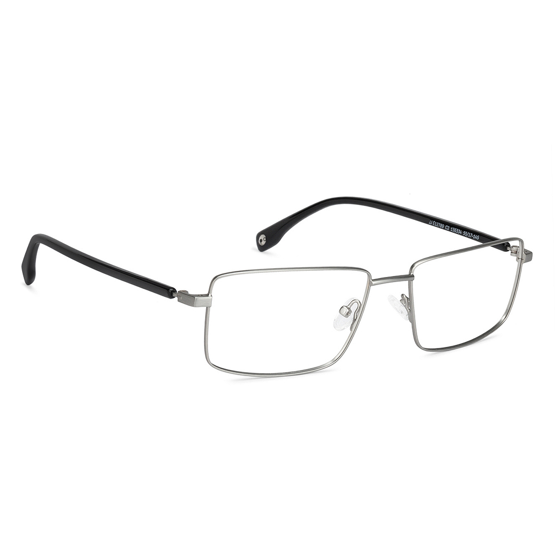 John Jacobs Gray Full Rim Rectangle left side