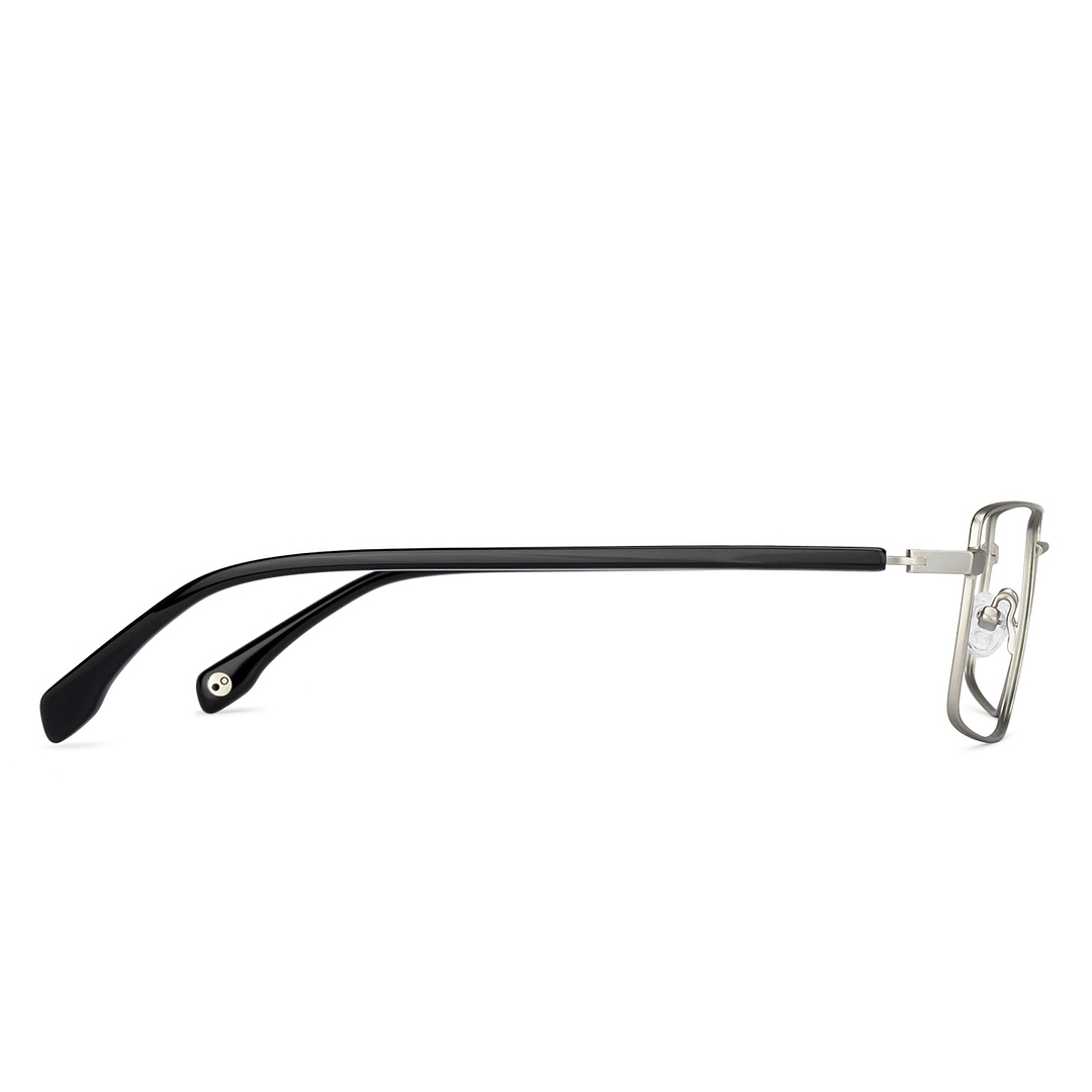 John Jacobs Gray Full Rim Rectangle right side