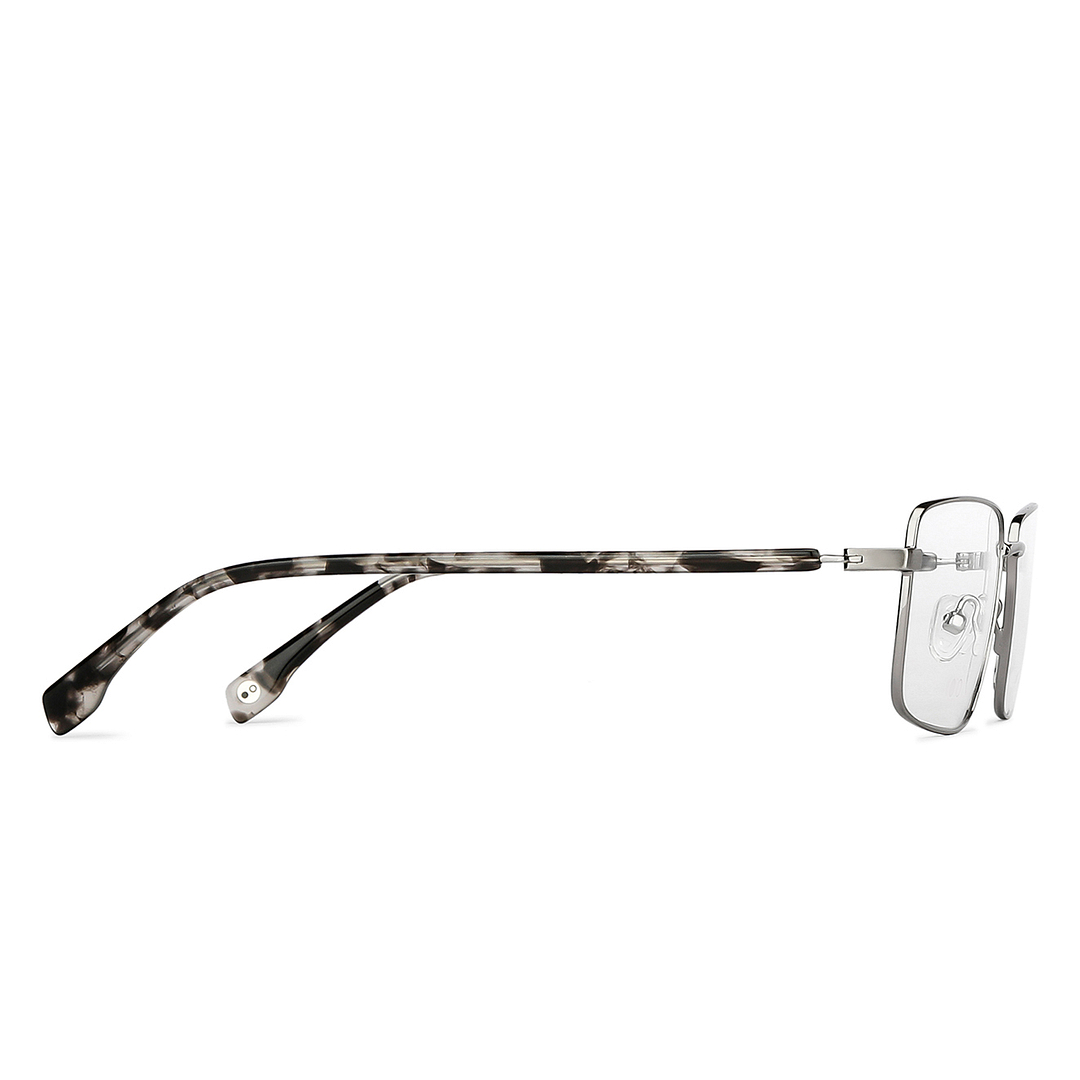 John Jacobs Gray Full Rim Rectangle left side