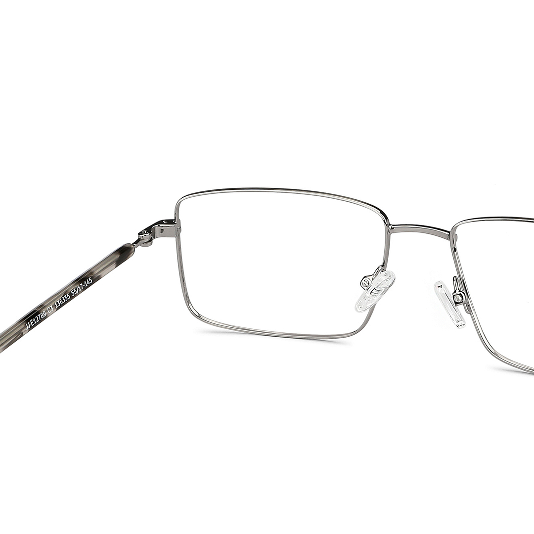 John Jacobs Gray Full Rim Rectangle right side