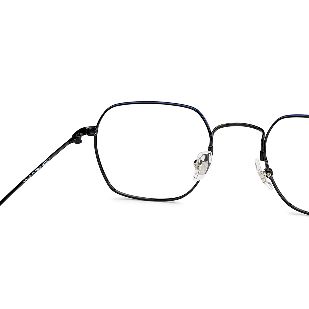 John Jacobs Online Black Full Rim Square left side