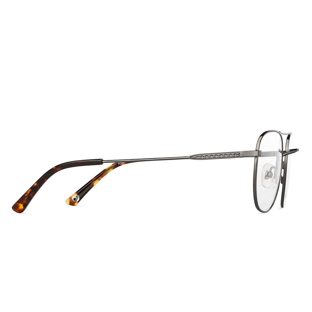 John Jacobs Online Gray Full Rim Square left side