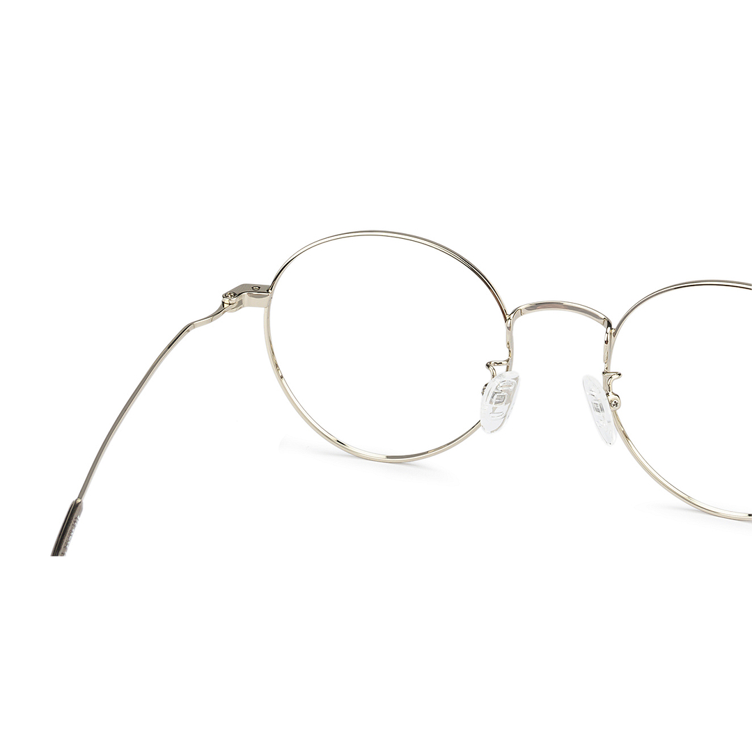 John Jacobs Online Silver Full Rim Round left side