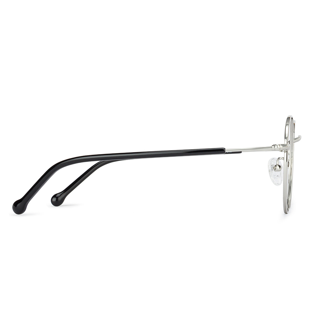 John Jacobs Online Silver Full Rim Round left side