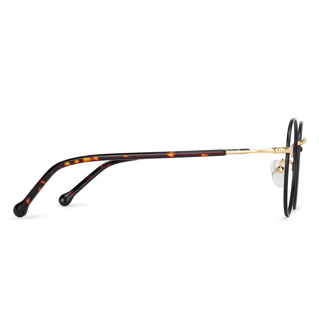 John Jacobs Online Gold Full Rim Round left side