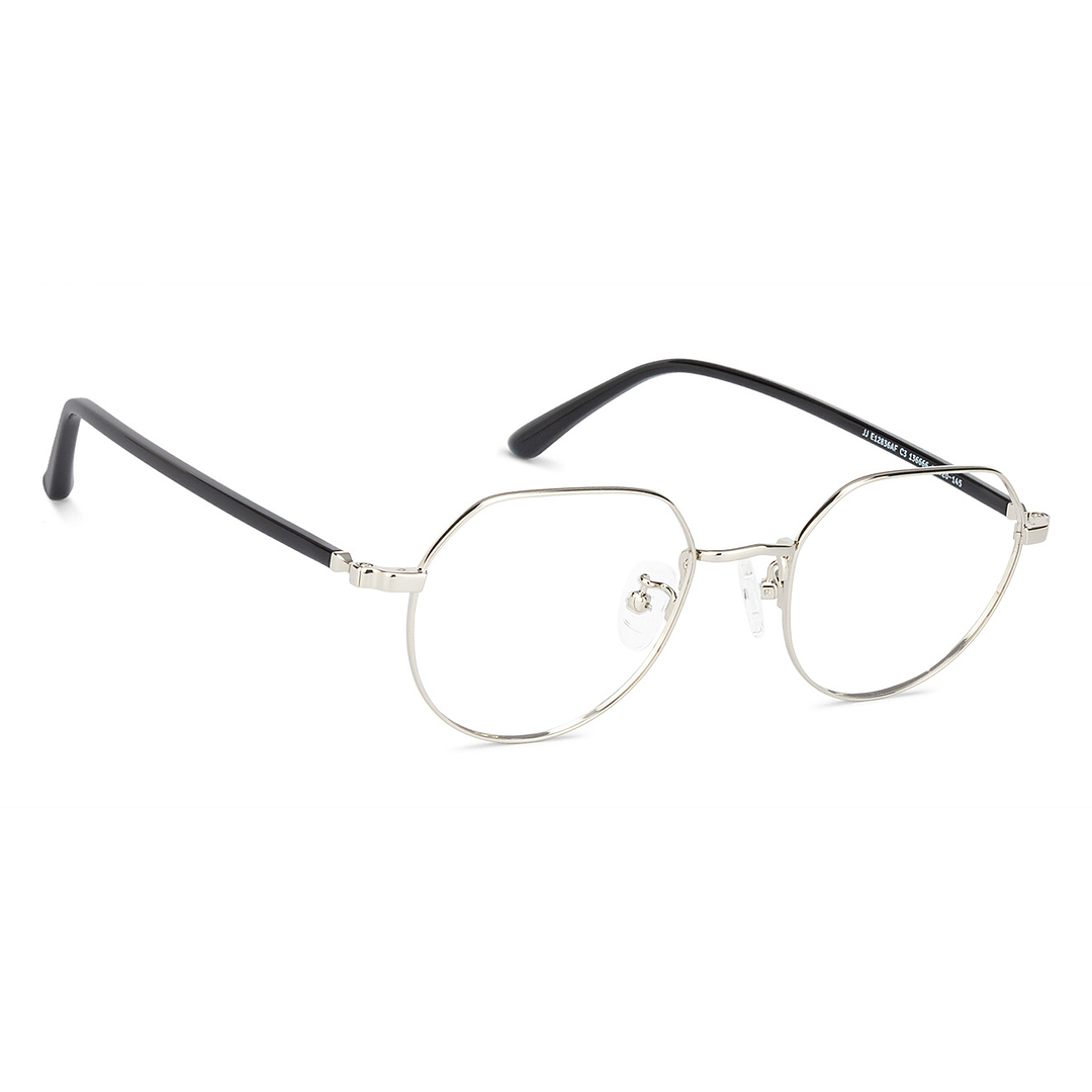 John Jacobs Online Silver Full Rim Round left side
