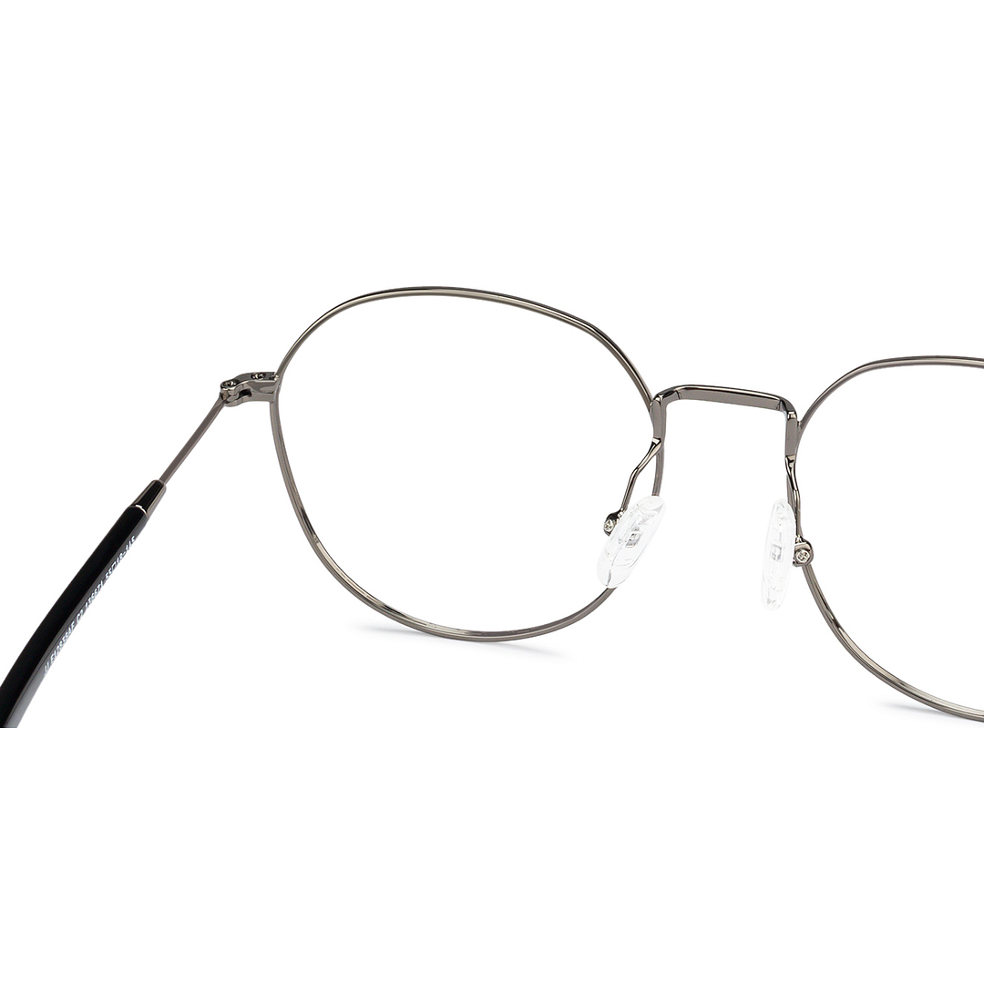 John Jacobs Online Gray Full Rim Round right side