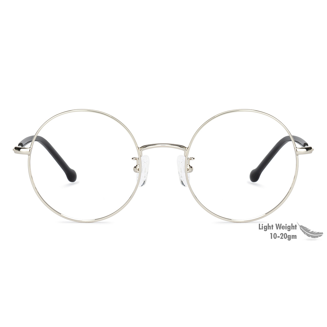 John Jacobs Online Silver Full Rim Round right side