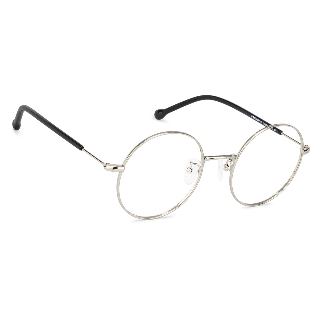 John Jacobs Online Silver Full Rim Round left side
