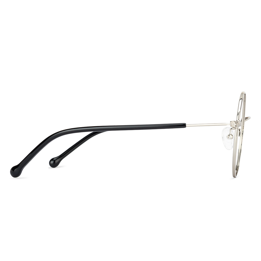 John Jacobs Online Silver Full Rim Round right side