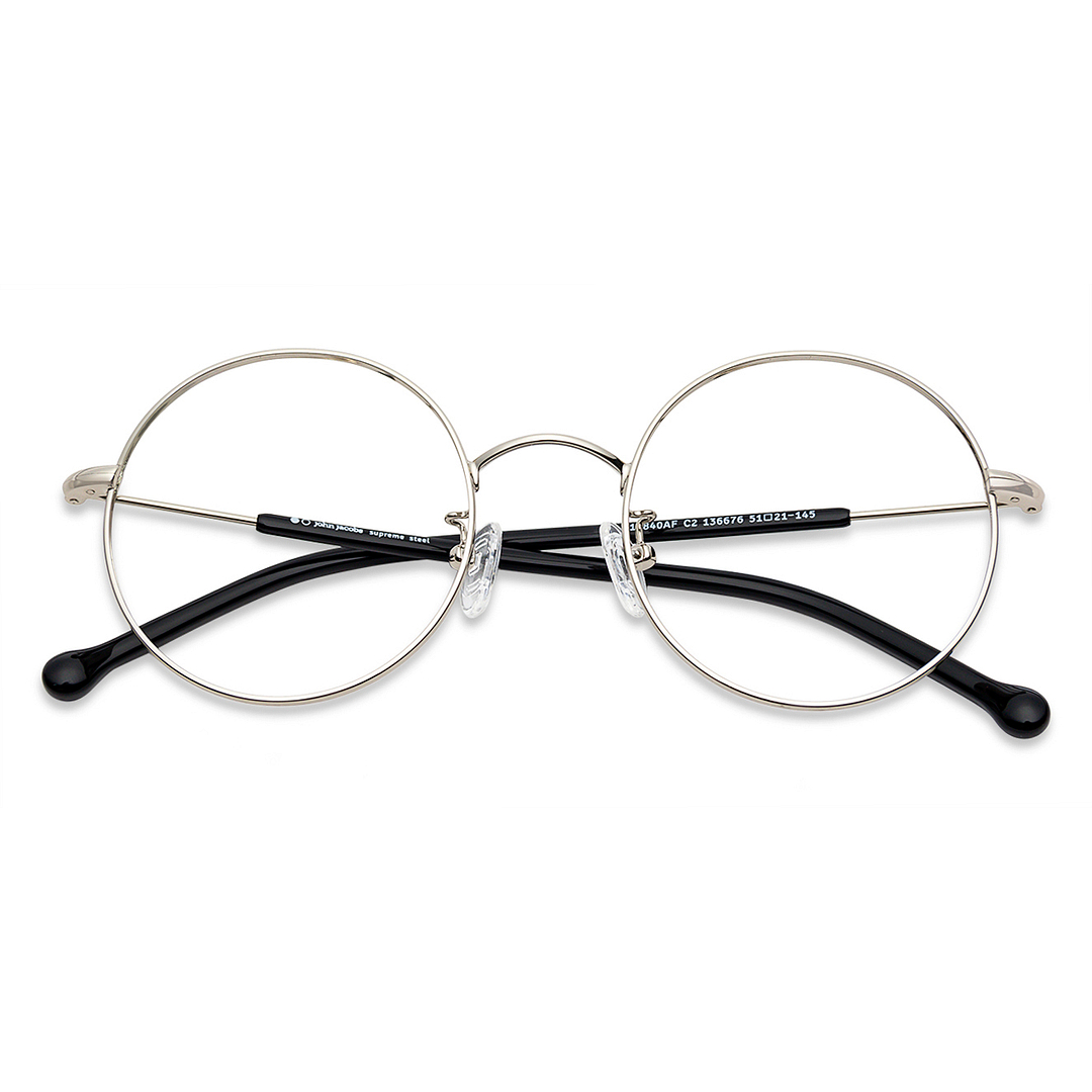 John Jacobs Online Silver Full Rim Round right side