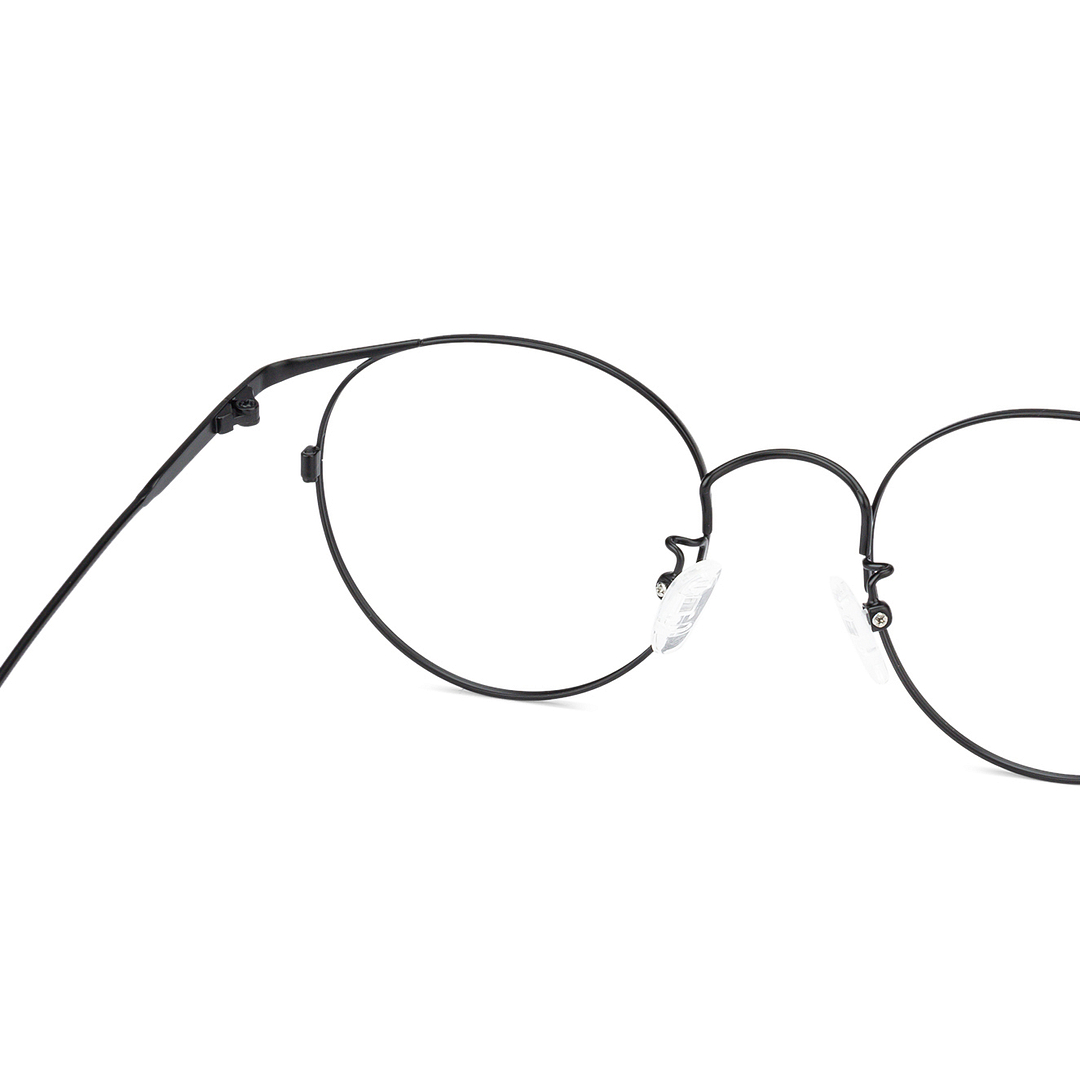 John Jacobs Online Black Full Rim Round right side