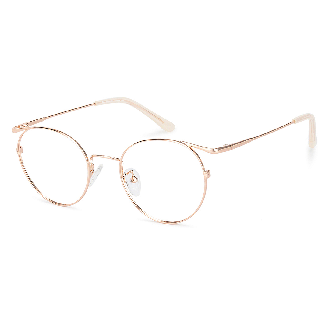 John Jacobs Online Gold Full Rim Round right side