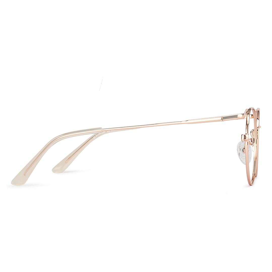 John Jacobs Online Gold Full Rim Round right side