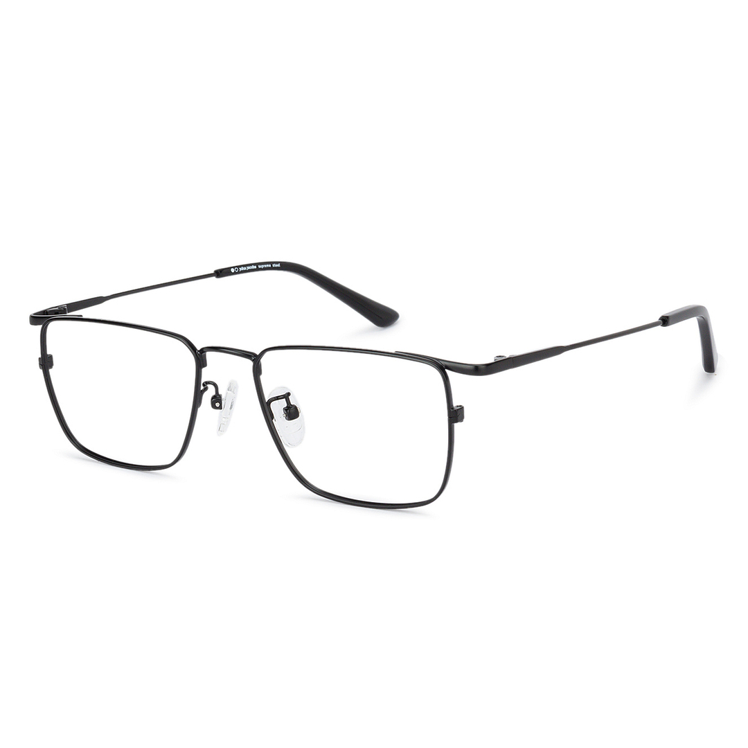 John Jacobs Online Black Full Rim Square right side