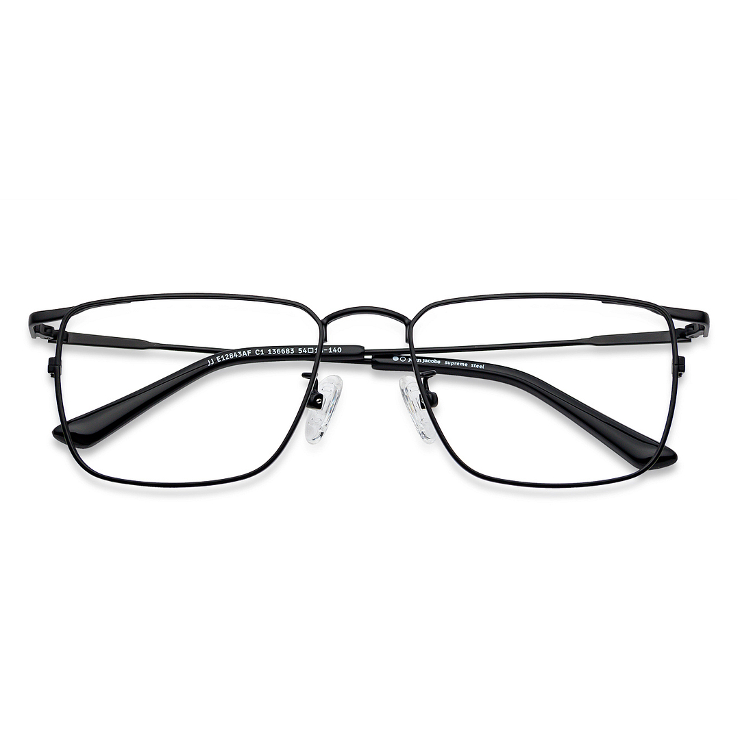 John Jacobs Online Black Full Rim Square left side