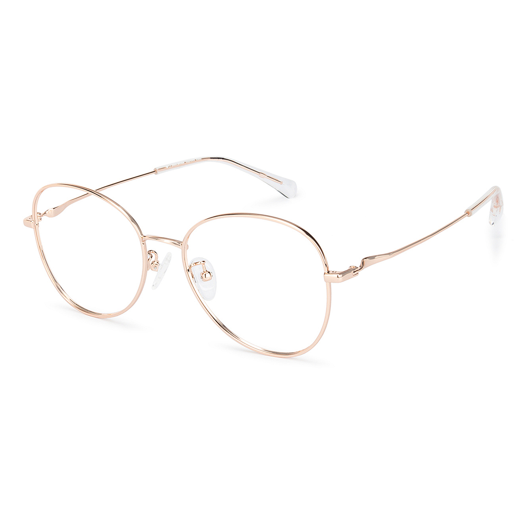 John Jacobs Gold Full Rim Cat Eye right side