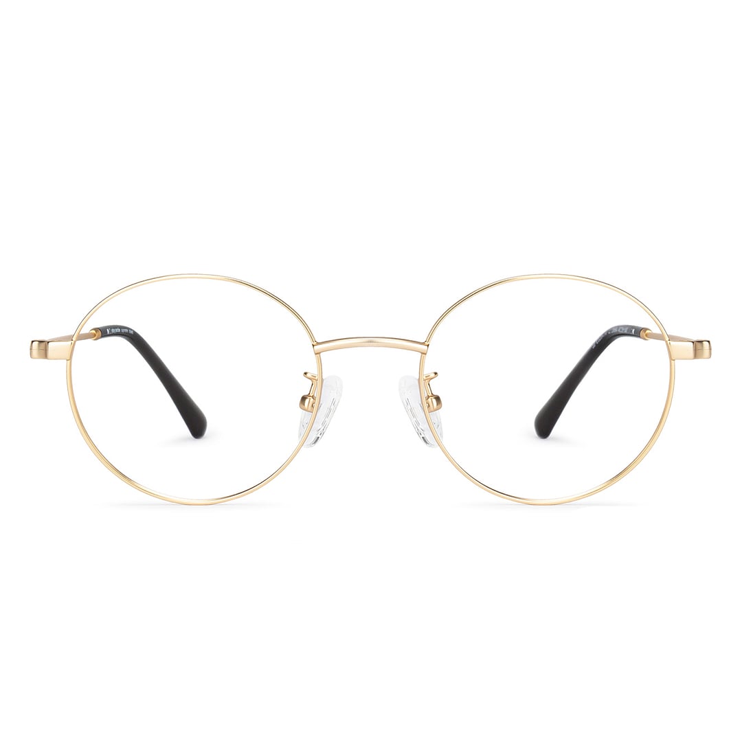 John Jacobs Online Gold Full Rim Round right side