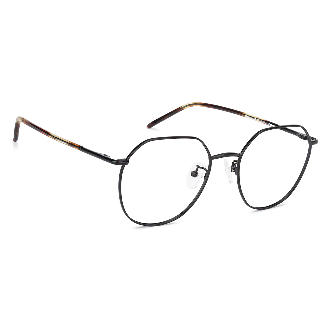 John Jacobs Online Black Full Rim Round left side