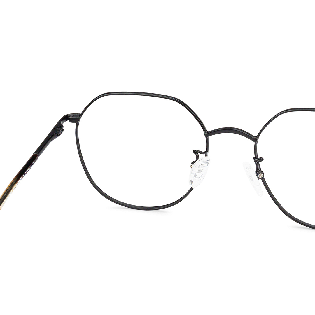 John Jacobs Online Black Full Rim Round left side