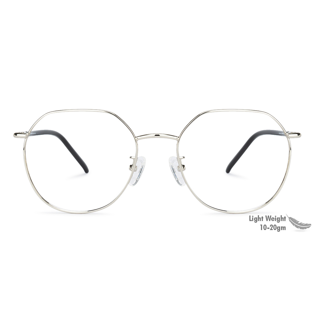 John Jacobs Silver Full Rim Round right side