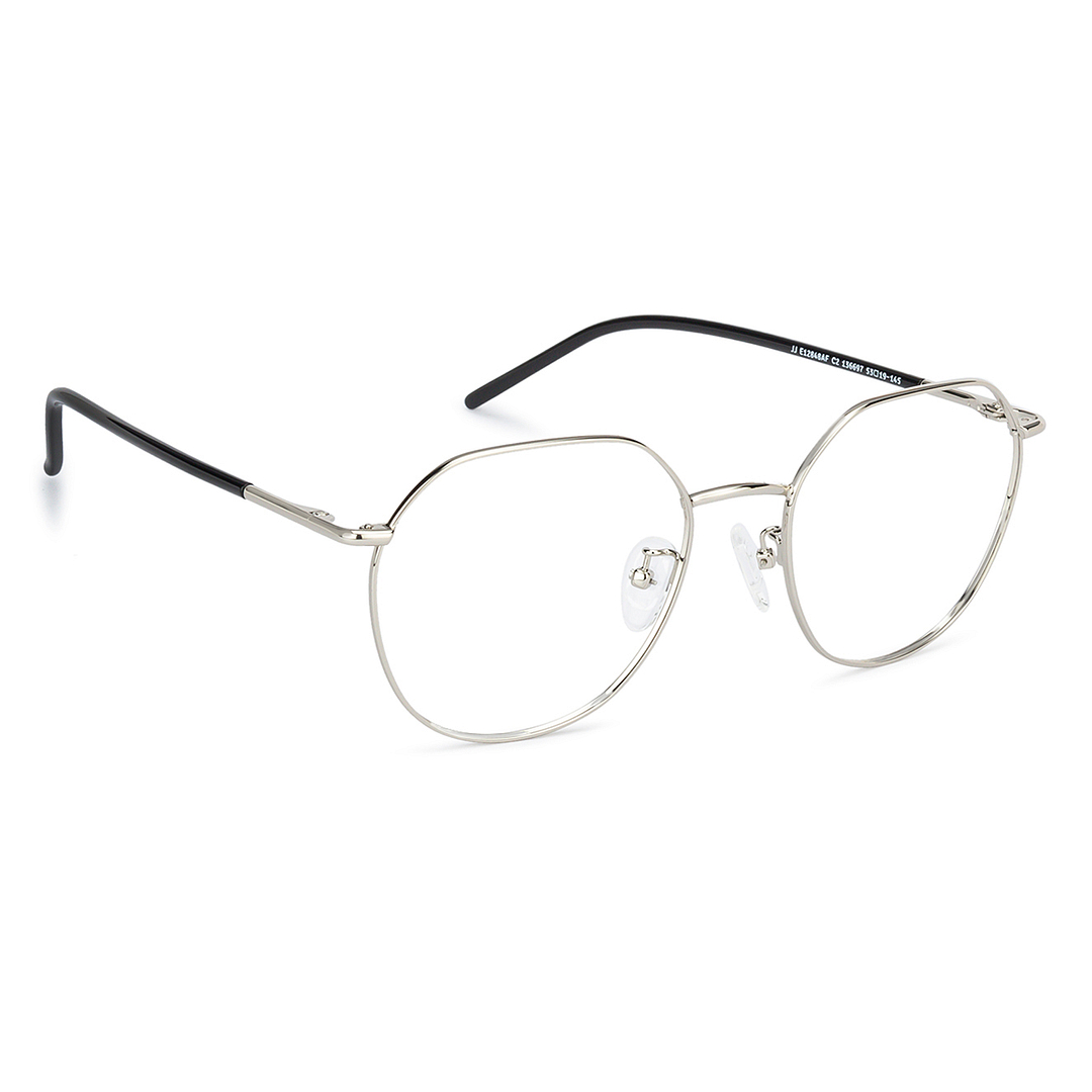 John Jacobs Silver Full Rim Round left side