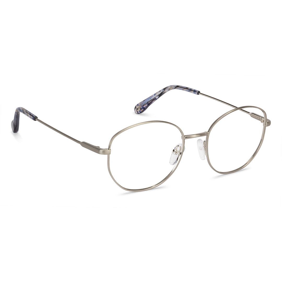 John Jacobs Silver Full Rim Round left side