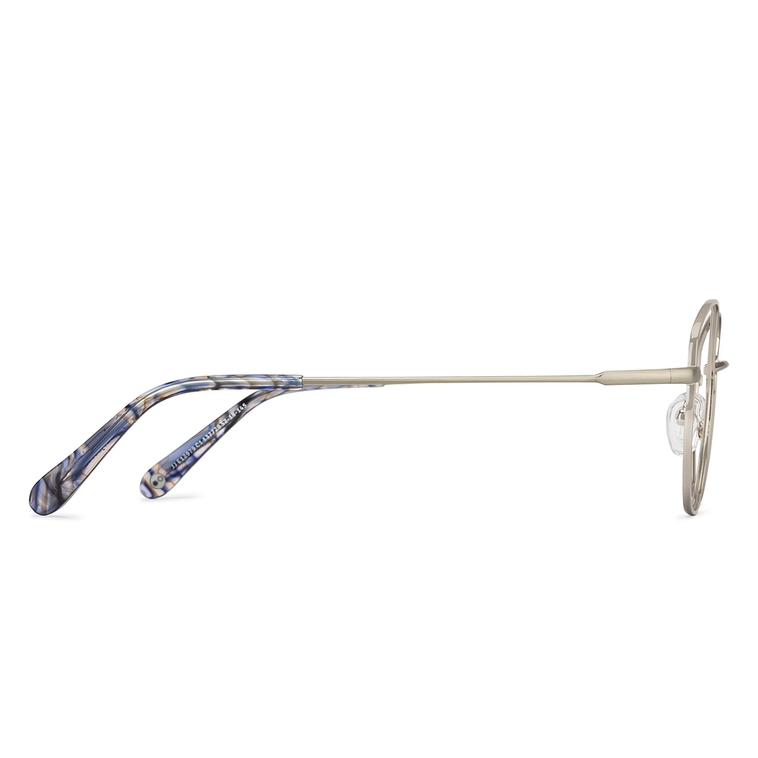 John Jacobs Silver Full Rim Round right side