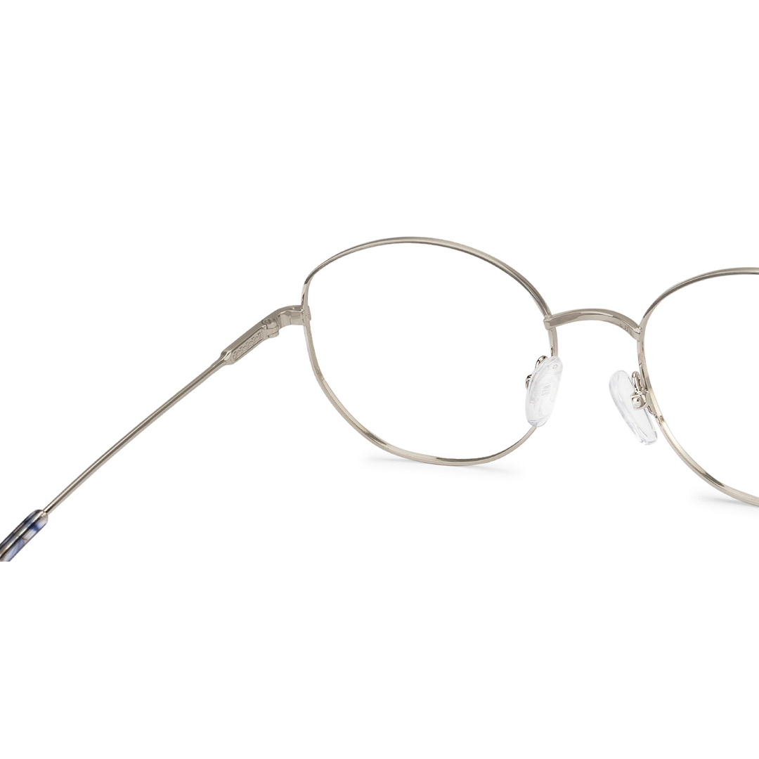 John Jacobs Silver Full Rim Round left side