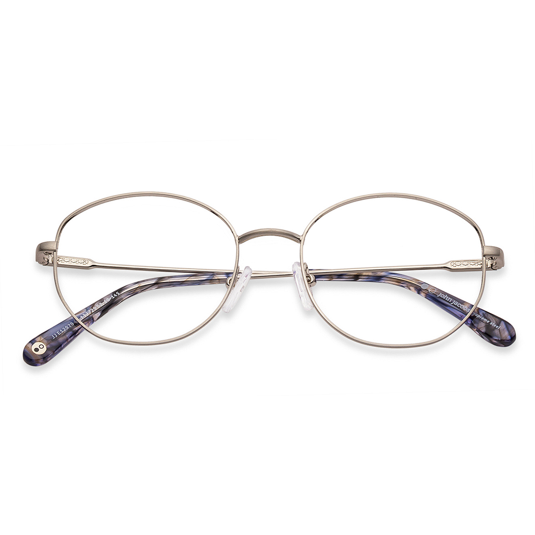 John Jacobs Silver Full Rim Round right side