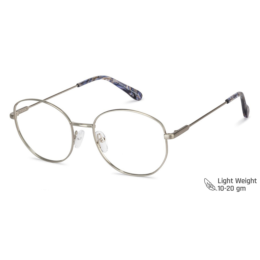 John Jacobs Silver Full Rim Round left side