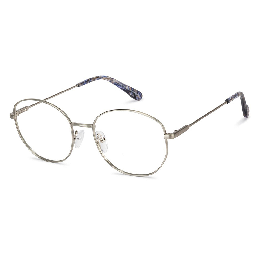 John Jacobs Silver Full Rim Round left side
