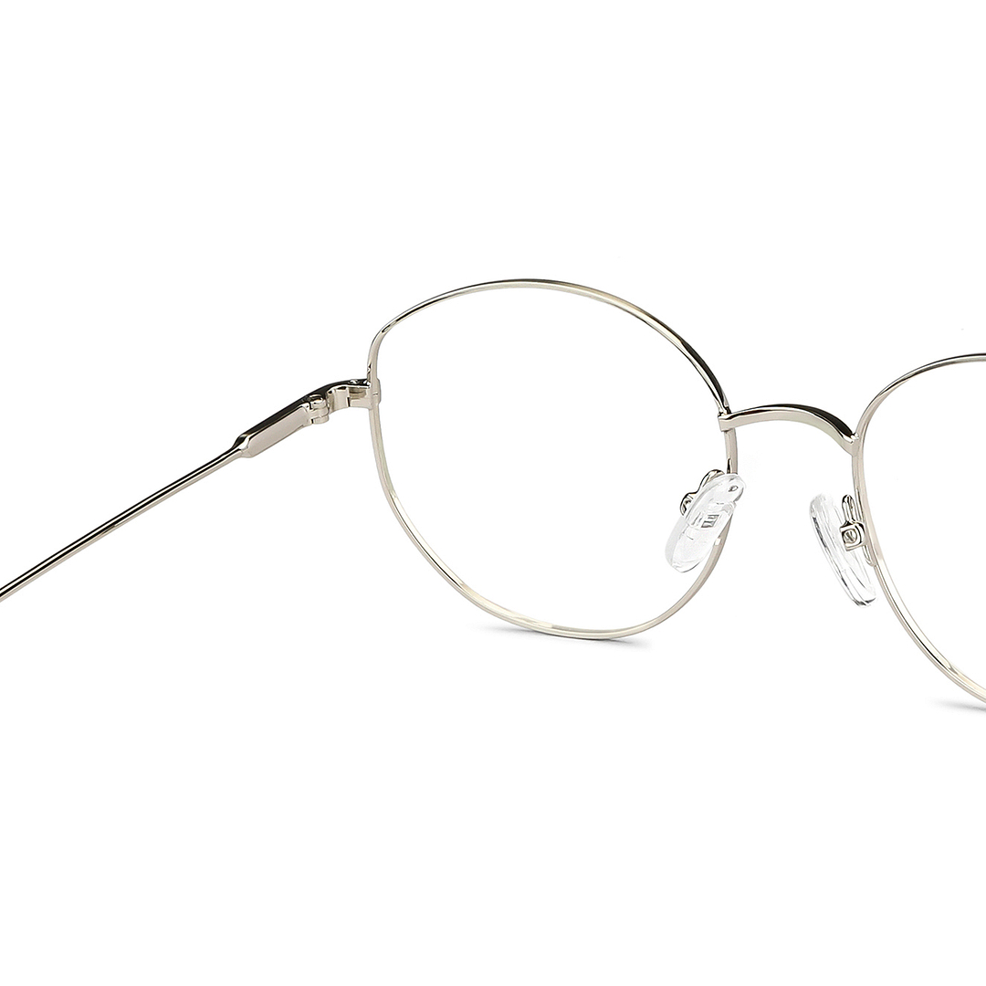 John Jacobs Online Silver Full Rim Round right side
