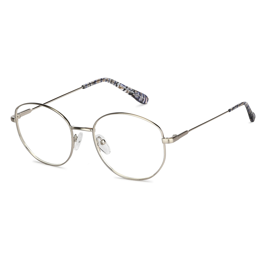 John Jacobs Online Silver Full Rim Round right side