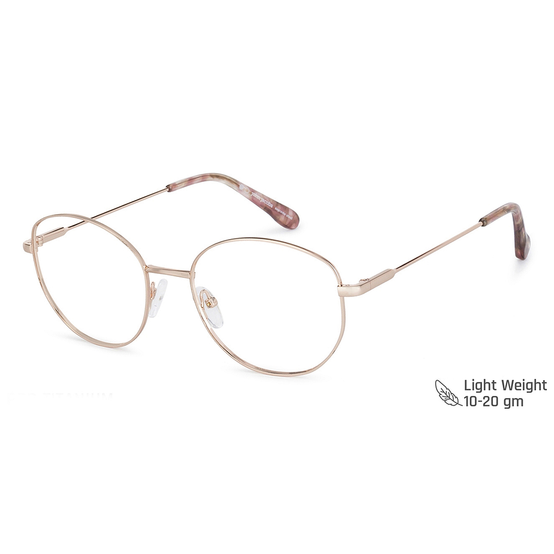 John Jacobs Online Rose Gold Full Rim Round right side