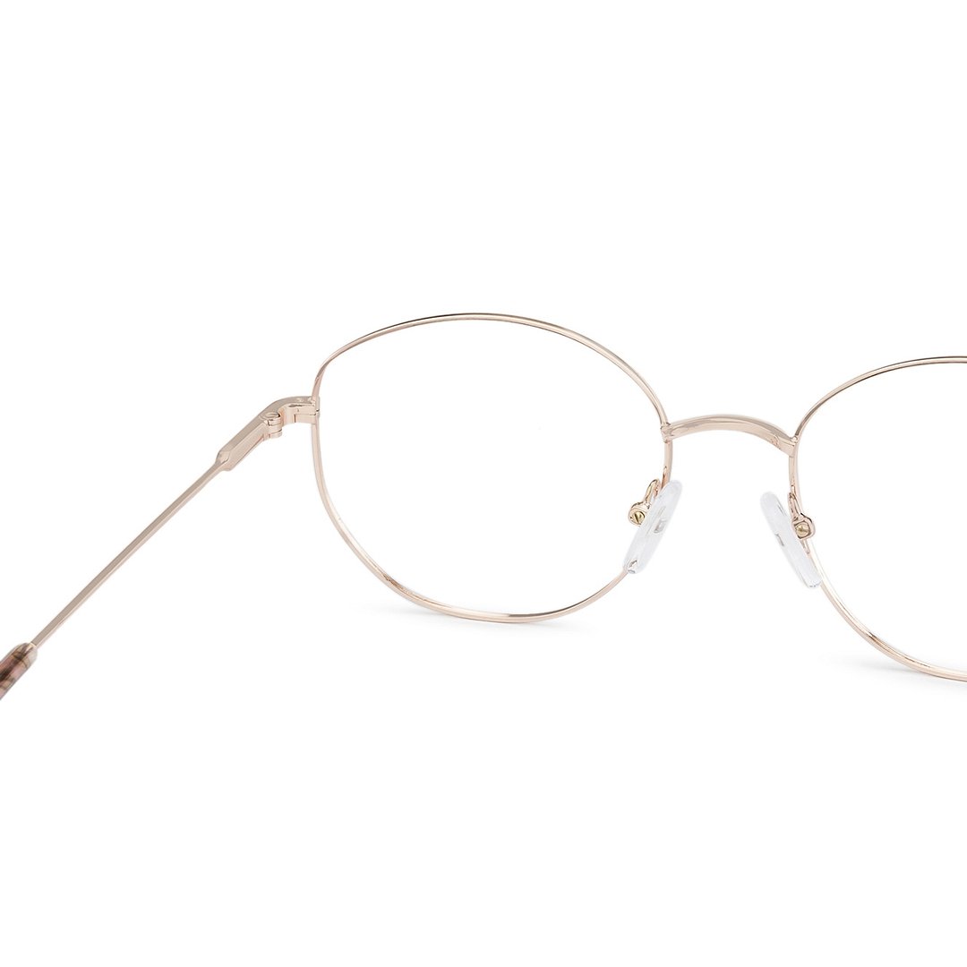 John Jacobs Online Rose Gold Full Rim Round right side