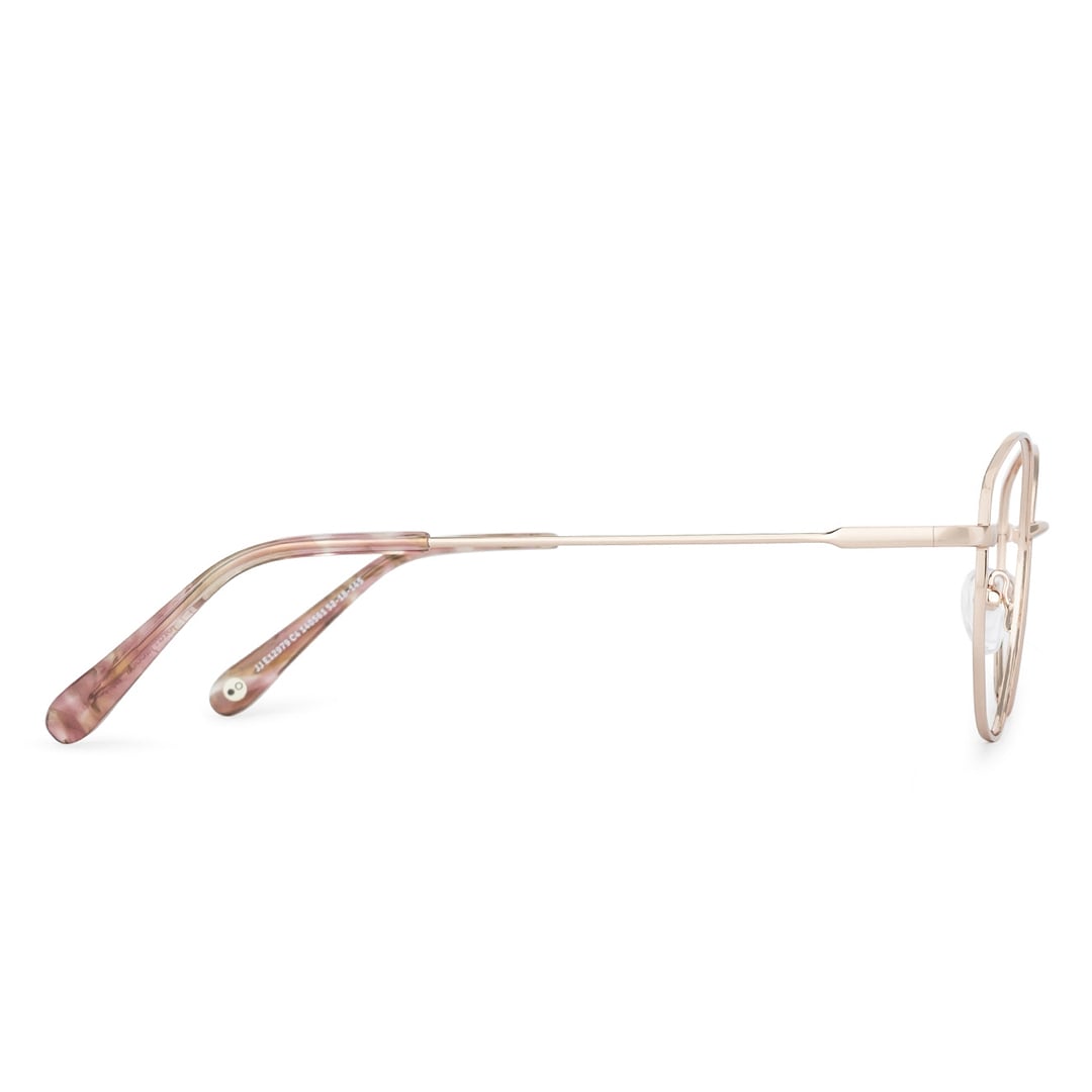 John Jacobs Online Rose Gold Full Rim Round left side