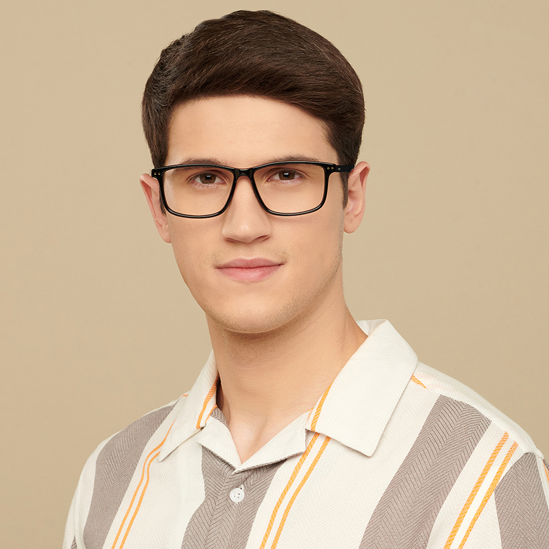 John Jacobs Light Brown Full Rim Round right side