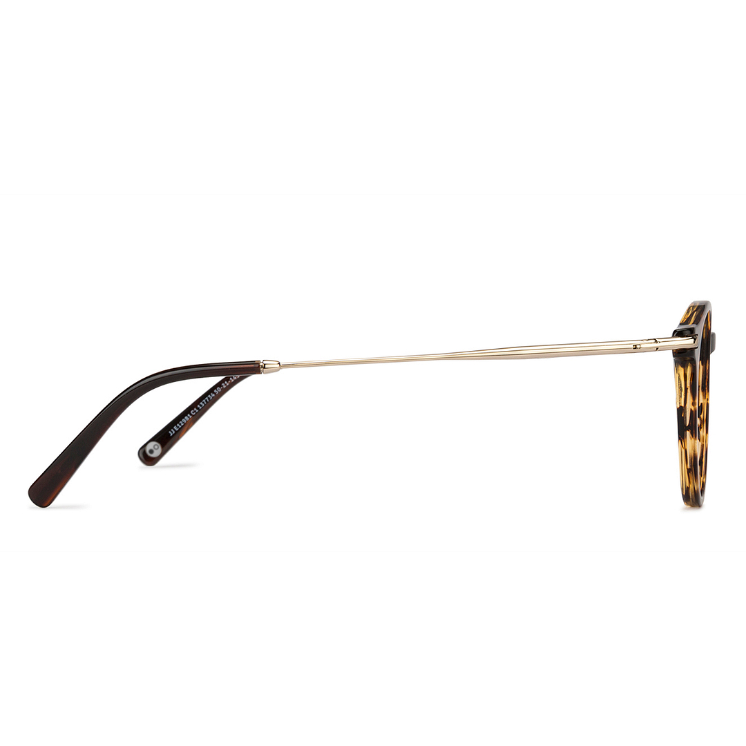 John Jacobs Light Brown Full Rim Round right side