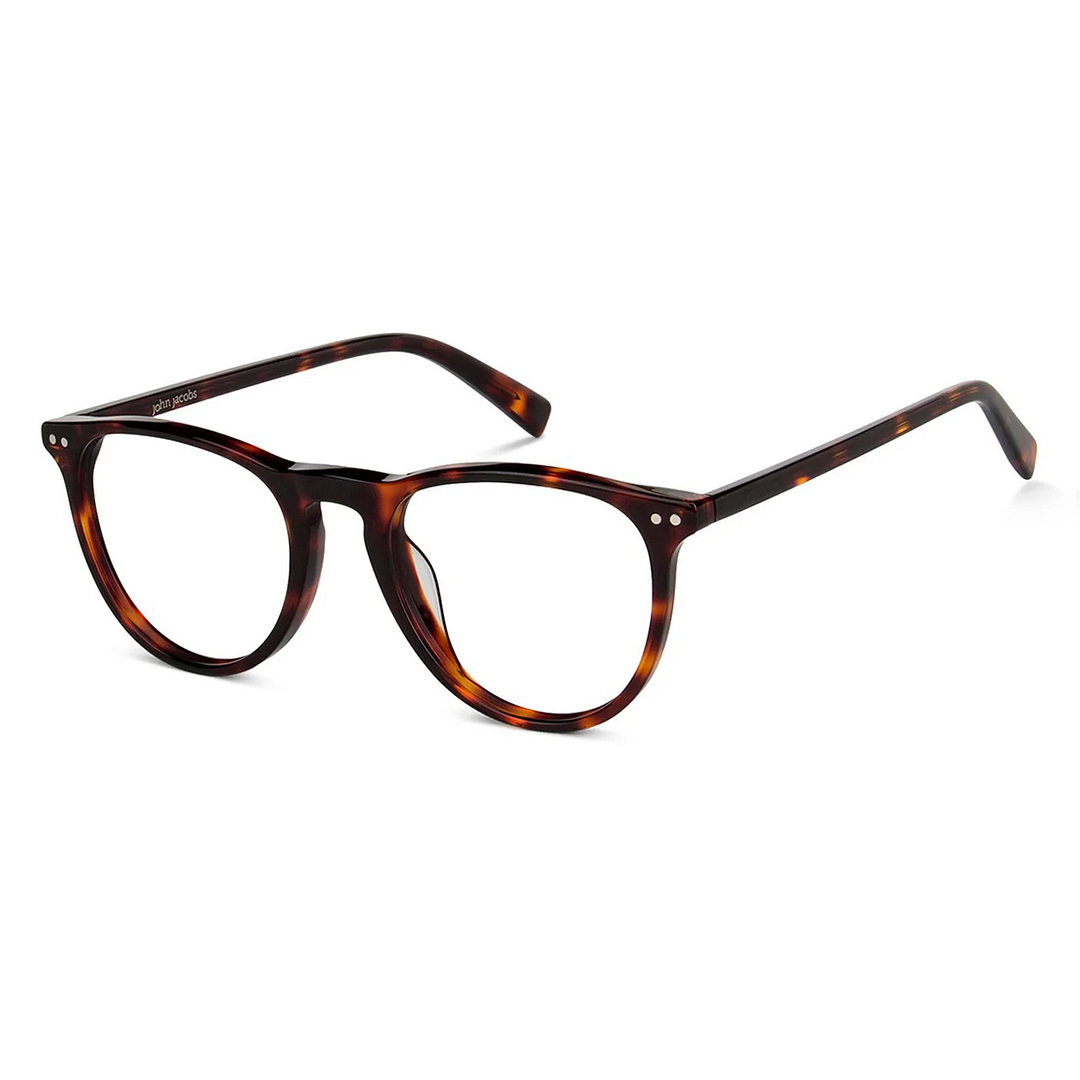 John Jacobs Online Light Brown Full Rim Round left side