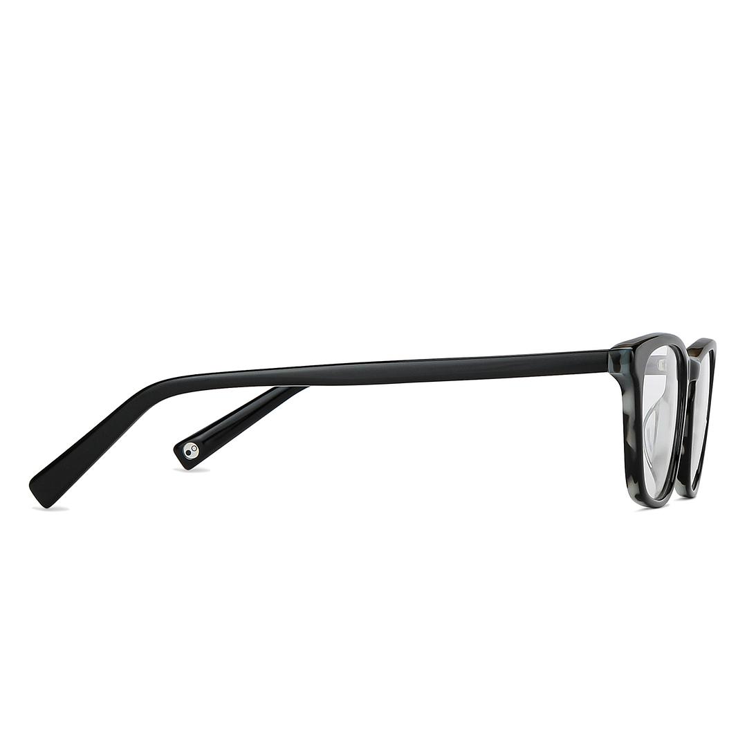 John Jacobs Online Black Full Rim Rectangle left side