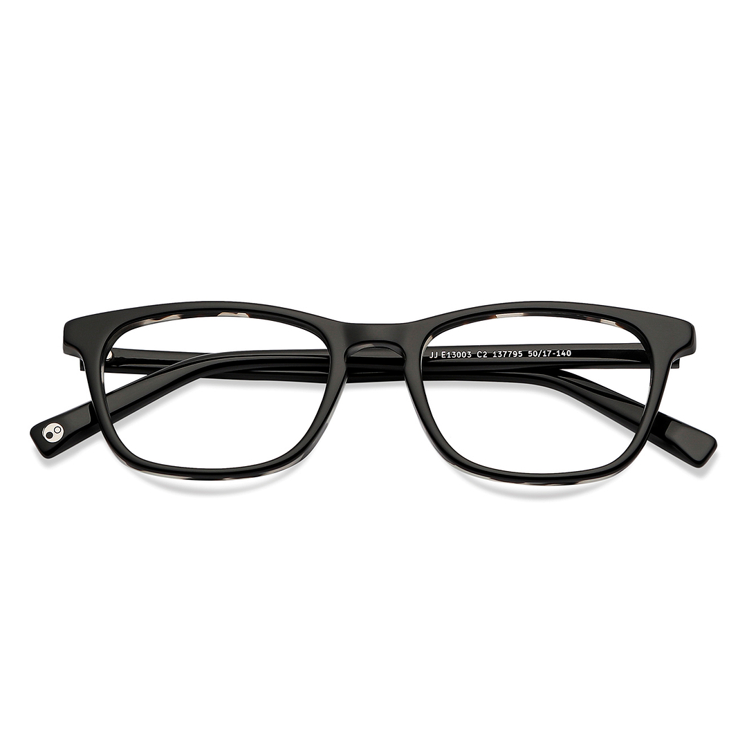 John Jacobs Online Black Full Rim Rectangle left side
