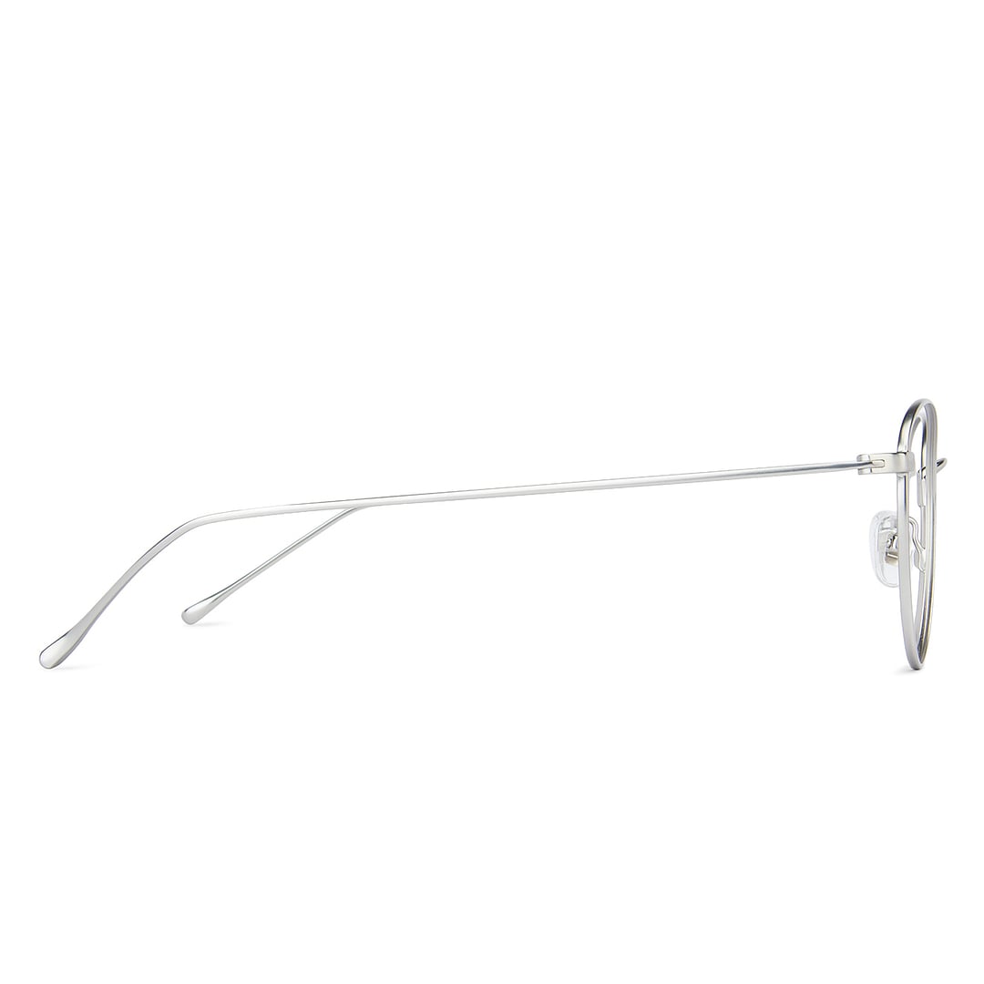 John Jacobs Online Silver Full Rim Cat Eye left side