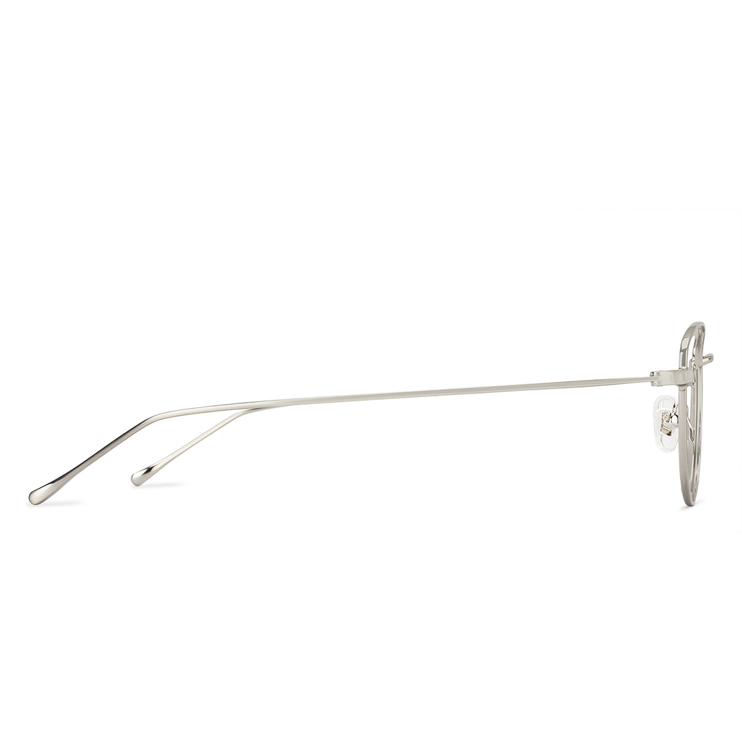 John Jacobs Online Silver Full Rim Cat Eye left side